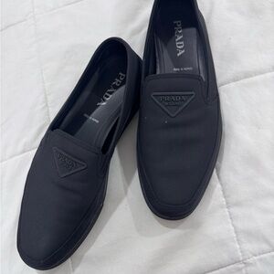 Prada Men's Elegant Black Loafers